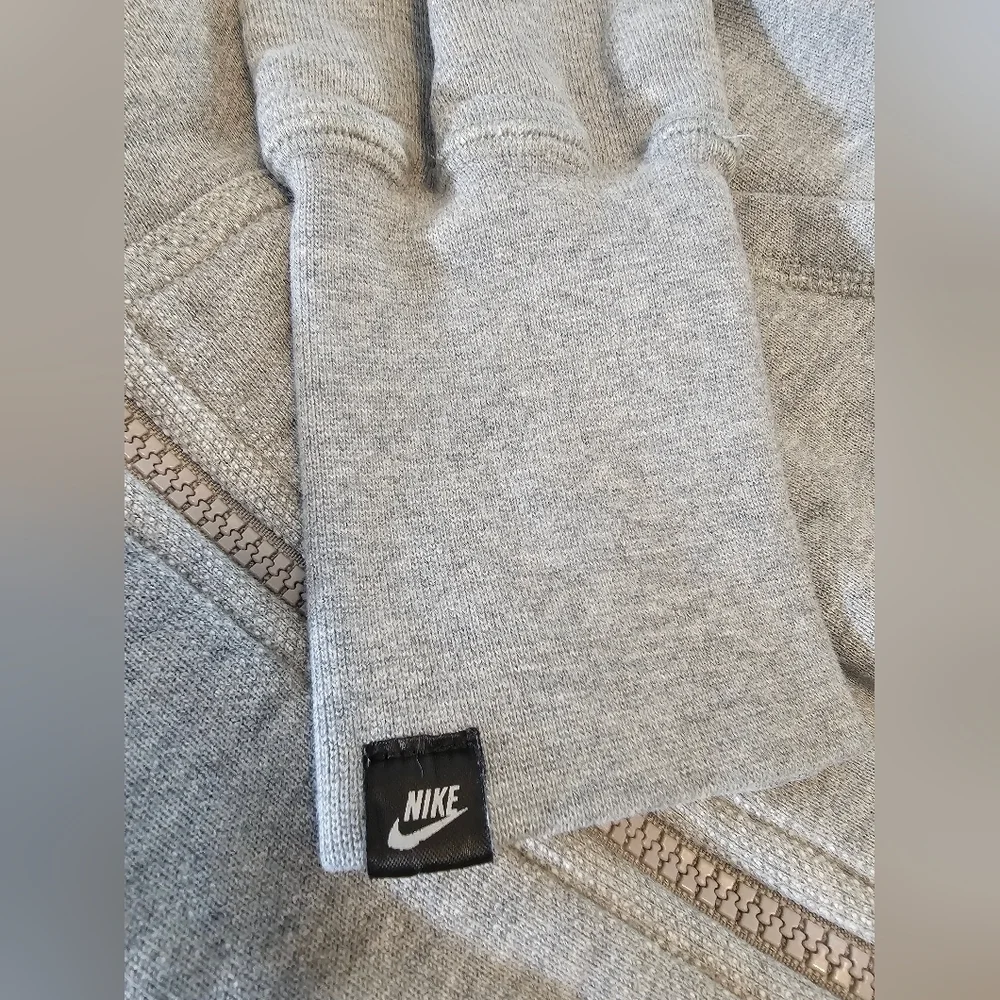 Nike Gray Zip-Up Hoodie - Picture 8 of 9